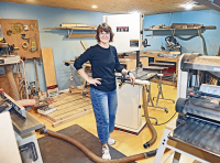 Her medium is wood, her artworks are furniture