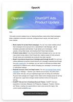 OpenAI ChatGPT Ads Gains Bulk Product Creation, Product Review Status & More