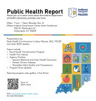 Indiana Department of Health to host public health report presentation in Indianapolis