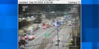 1 taken to hospital after crash involving semi-truck on SB I-5 in Wilsonville