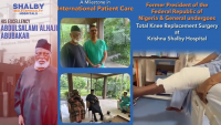 Indian hospital uses ex-Nigerian leader Abdulsalami Abubakar in online commercial for knee surgery