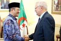Council of the Nation: President Nasri Receives Indonesian Ambassador to Algeria