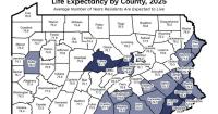 Centre County has highest life expectancy, according to Center for Rural Pennsylvania
