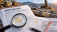 How to read a junior mining news release like a geologist