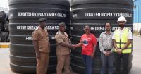 Polytanks Ghana supports GNFS with water storage tanks