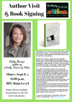Author Visit - Kathy Burrus, author of Lovely Traces of Hope