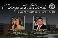 CPE ST3 civilians selected for U.S. Army War College resident program advancing Army civilian workforce development