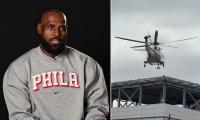 LeBron James slammed by fans for fleeing 76ers training camp for New York City in private helicopter after bombshell Knicks admission