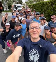 College of Arts & Sciences Dean David Edelstein Finds Community in Exercise