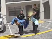 'WE GOT YOU:' Florida cops save bed-bound person during apartment fire