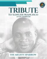 Slinger Francisco: Grenada’s son, the Caribbean’s Calypso King