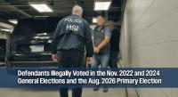 Department of Justice Indicts Ten Aliens for Voter Fraud in Minnesota
