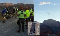 Horror after adventurer dad took TODDLER on rope down Utah gorge