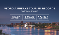 Georgia Breaks Tourism Records Four Years Straight