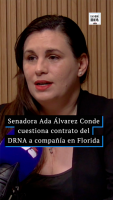 Senadora Ada Álvarez Conde cuestiona contrato del DRNA a compañía en Florida