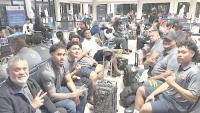 Safe travels to the Matāsaua Fautasi delegation photo & caption