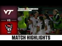 Virginia Tech vs. NC State Match Highlights | 2026 ACC Women’s Soccer