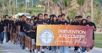 Tinian JROTC cadets join ‘Light Up the Night’ vigil