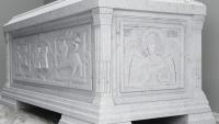A sarcophagus of Macedonian marble for the tsar of the Bulgarians