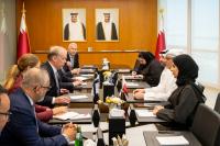 Minister Al Mannai discusses digitalisation and AI cooperation with Finnish delegation