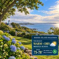 Rhode Island Weather for October 1, 2026