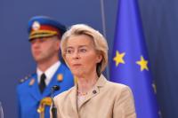 Ursula von der Leyen in North Macedonia on Friday