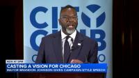 Chicago Mayor Johnson warns crime could rise if corporations don't pay more