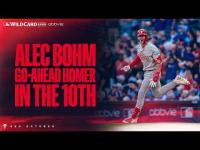 GO-AHEAD Bohmer Homer in the 10th Inning of Game 2 vs the Atlanta Braves | Full At-Bat