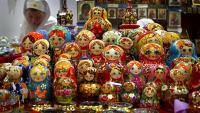 What links matryoshka dolls, Belarusian nuns, French churches and Russian troops?