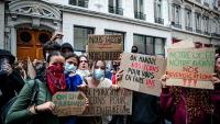 French school protests spread to universities as blockades intensify