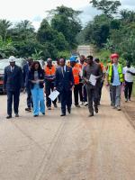 Road infrastructure: Minister on inspection visit to National road No. 5