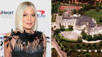 Inside Tori Spelling's $120m childhood mansion: 123 rooms, an ice rink, and a doll museum