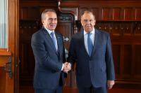 Following a meeting with Sergey Lavrov, so-called Foreign Minister of occupied Abkhazia states that relations with Russia are at an "all-time high"