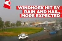 Windhoek hit by rain and hail, more expected