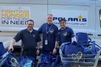 Transportation company hits the road to deliver food to Orillia Salvation Army