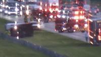Possible overturned semi-truck blocks Florida’s Turnpike lane in Palm Beach County