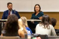 Michigan justices visit CMU ahead of election