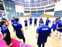 Kuwait volleyball team wraps up Cairo camp