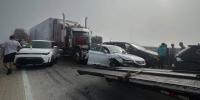 Fifteen 18-wheelers involved in 50-car pileup on South Carolina interstate