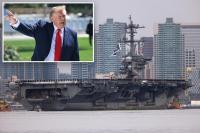 Trump sends third aircraft carrier to Middle East with 10K more troops — as he weighs post-midterm Iran assault