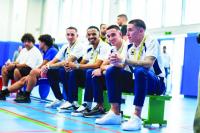 Lusail Sports Club players take positive values to Doha British School