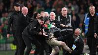 Ireland vs Austria match suddenly halted as furious supporters stage Israel protest