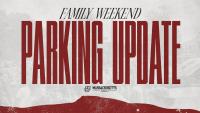 Massachusetts Athletics Announces Parking Updates for Family Weekend