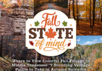 Where to View Colorful Fall Foliage in Middle Tennessee: 8 Stunning Vantage Points to Take in Autumn Splendor