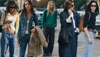 The French Girls at Paris Fashion Week Are Upgrading My Denim Drawer for Fall
