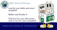 November 3, 2026, General Election Ballots: Vote! Sign It! Ballot Box it!
