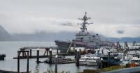 Navy prepares to commission USS Ted Stevens destroyer in Whittier