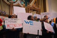 Hundreds rally to free Iowa City mother seized by ICE and facing third-country deportation; Miller-Meeks asks for stay from DHS
