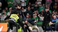 Ireland game disrupted by Palestine protest as pitch invaders removed from stadium