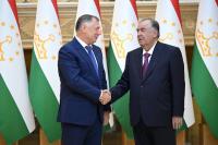 President Emomali Rahmon Receives Russian Deputy Prime Minister Marat Khusnullin